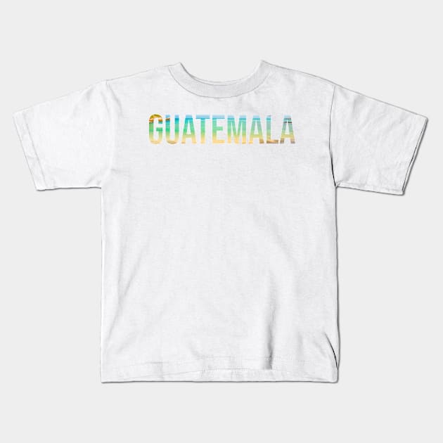 Guatemala beach trip Kids T-Shirt by SerenityByAlex